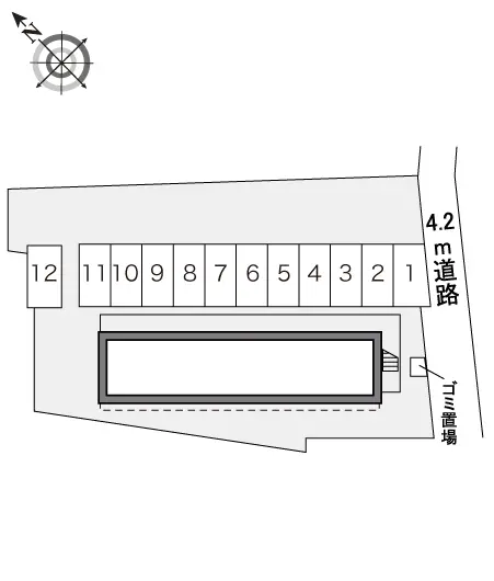 ★手数料０円★所沢市坂之下　月極駐車場（LP）